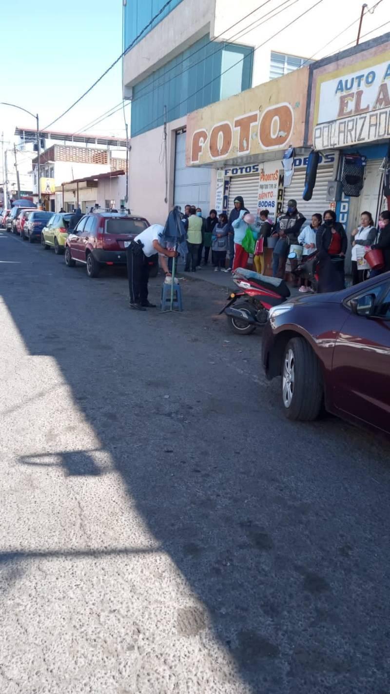 Para eficientar la movilidad, Policía de Apizaco aplica operativo "Apartado"