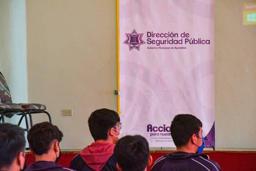 Ayuntamiento de Apetatitlán implementa acciones para prevenir el consumo de sustancias prohibidas 