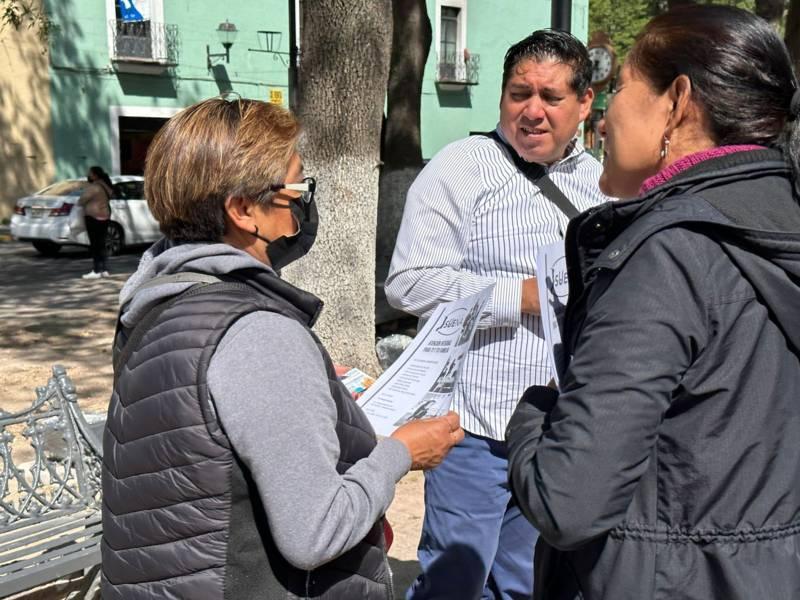 Realizan Jornada de salud visual y atención integral en la plaza Xicohténcatl 