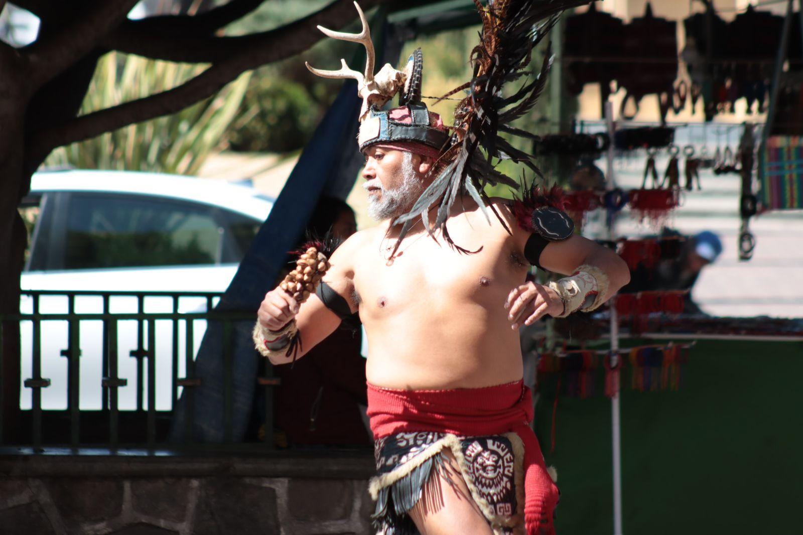 Danzantes prehispánicas en el templo de San José 