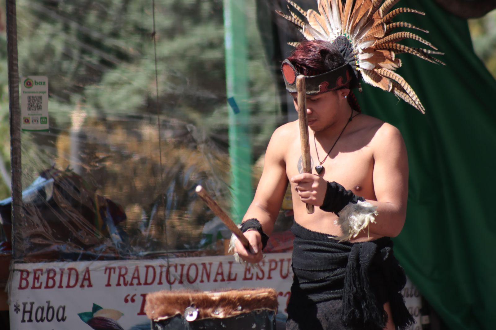 Danzantes prehispánicas en el templo de San José 