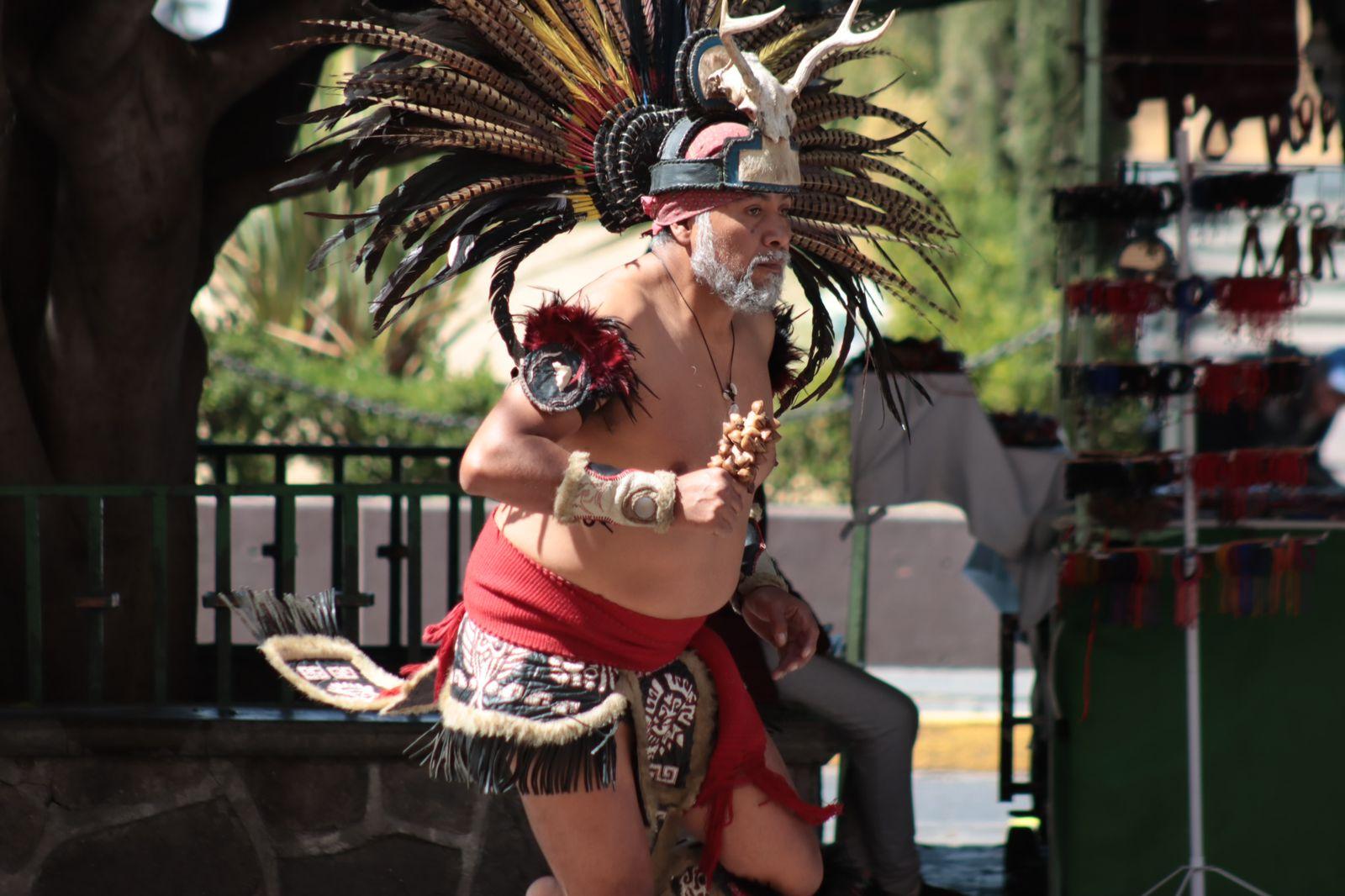 Danzantes prehispánicas en el templo de San José 