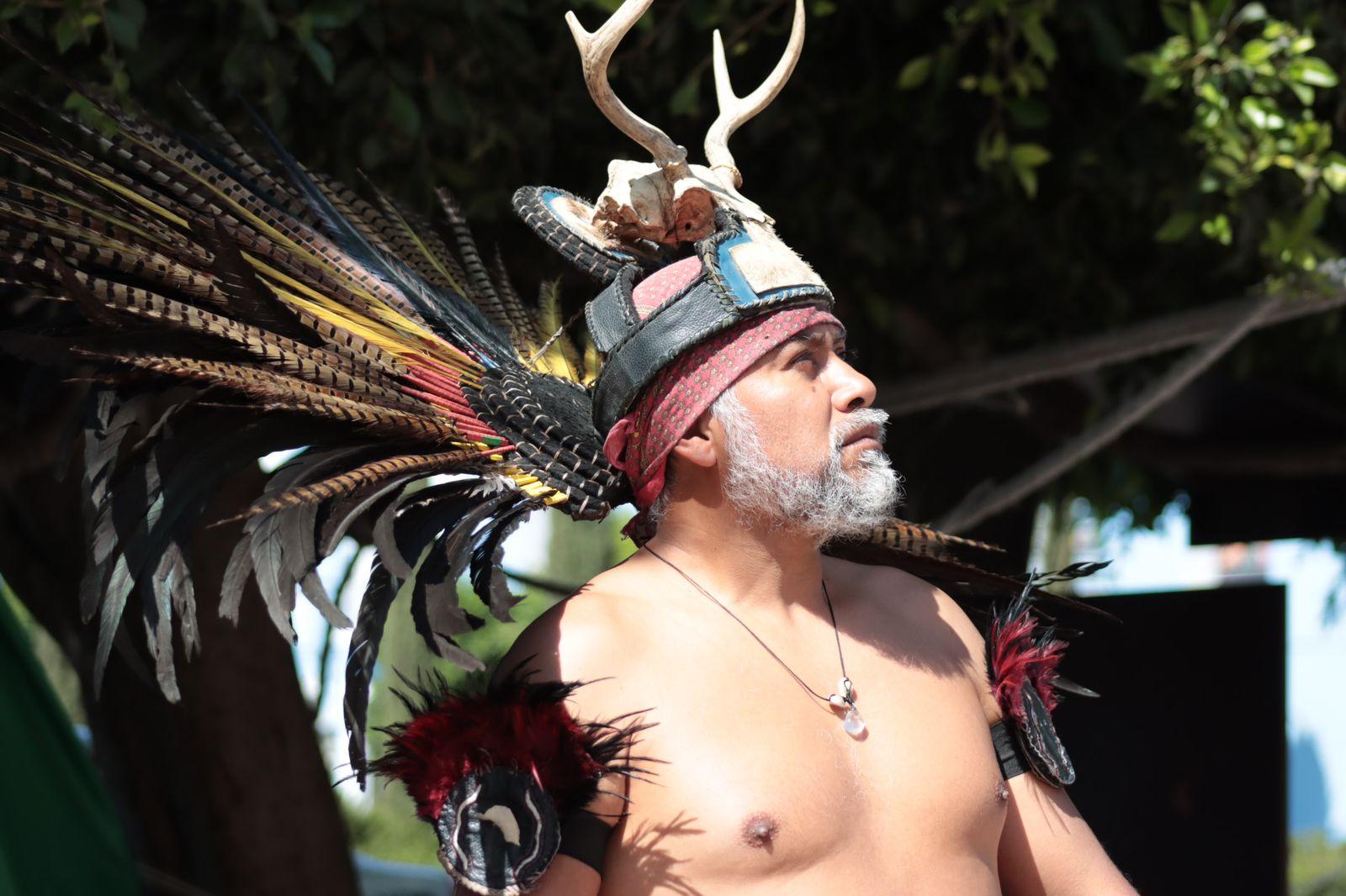 Danzantes prehispánicas en el templo de San José 