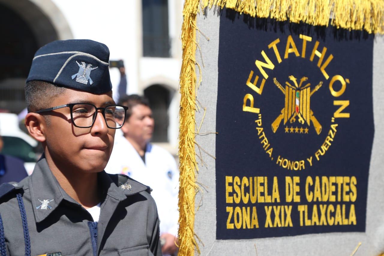 Ceremonia de abanderamiento XXIX Zona Tlaxcala del Pentatlón 