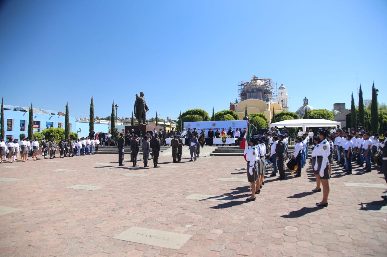 Ceremonia de abanderamiento XXIX Zona Tlaxcala del Pentatlón 