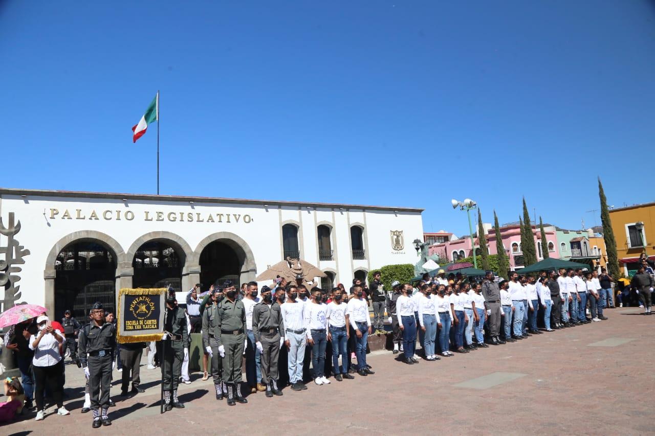 Ceremonia de abanderamiento XXIX Zona Tlaxcala del Pentatlón 