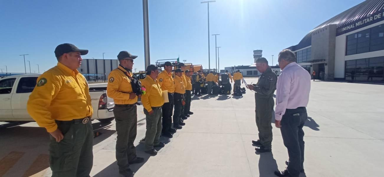 Brigada corta-fuego de Tlaxcala se une a combatientes de incendios en Chile