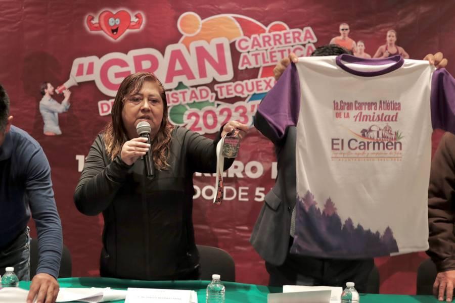 Presentación de la “Gran carrera atlética de la amistad”