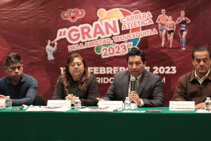 Presentación de la “Gran carrera atlética de la amistad”