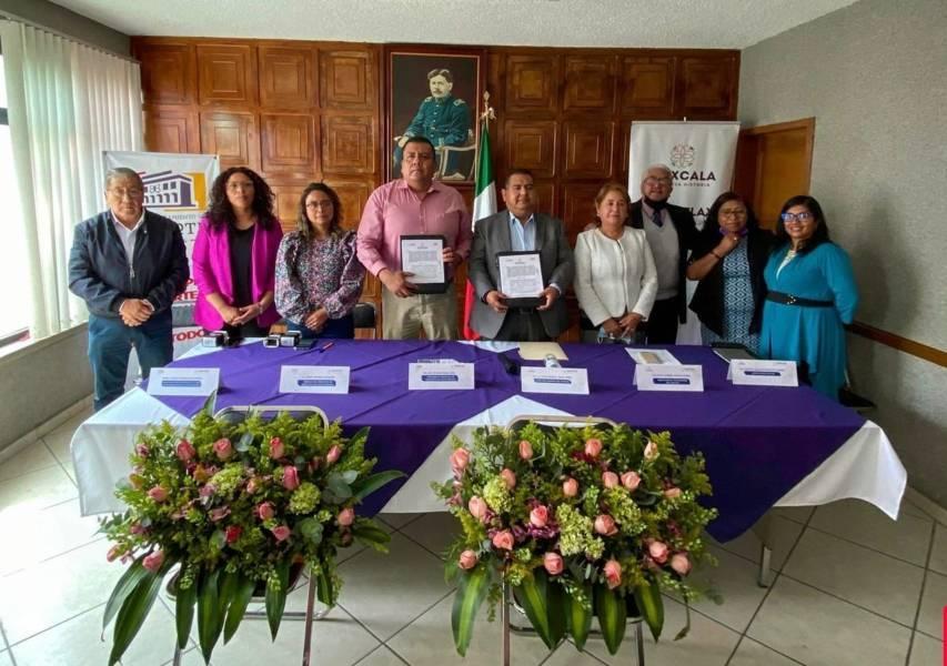 Icatlax y Papalotla firman convenio de colaboración 