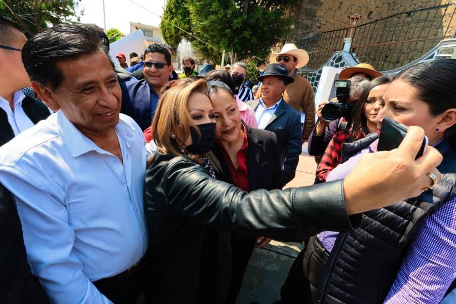 Entregó Gobernadora Lorena Cuéllar obras de impacto social en Nopalucan