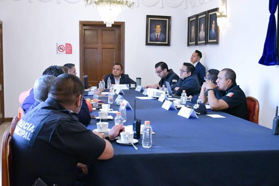 En Apetatitlán se llevó a cabo la Sesión del Consejo Municipal de Seguridad 