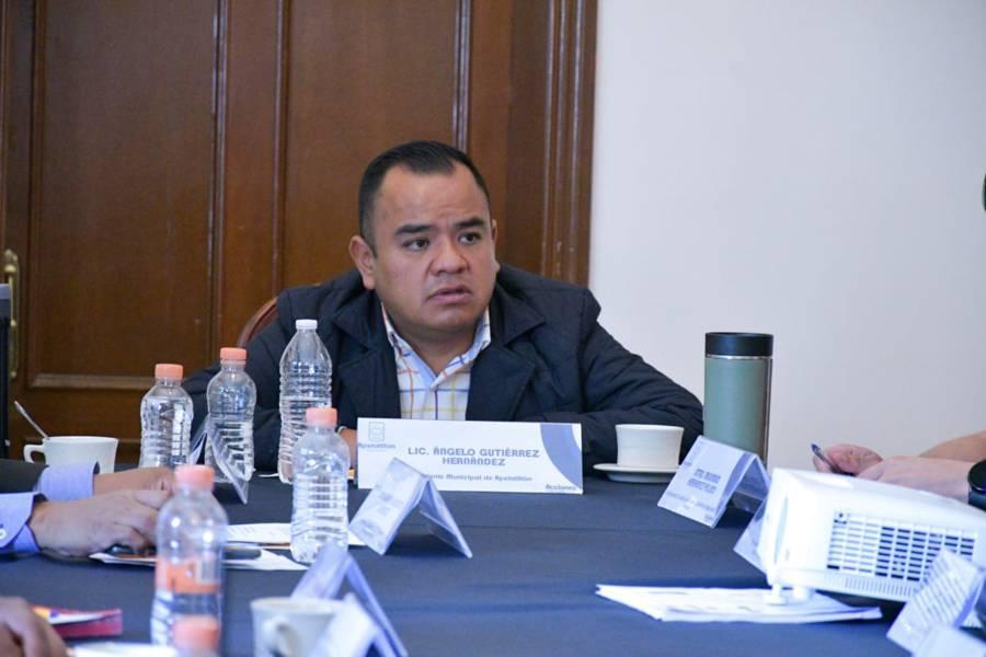 En Apetatitlán se llevó a cabo la Sesión del Consejo Municipal de Seguridad 