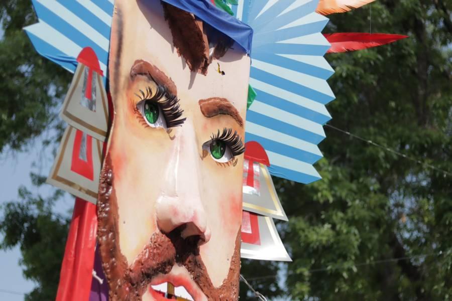 Alistan avenida Independencia con adornos para el carnaval de Tlaxcala  