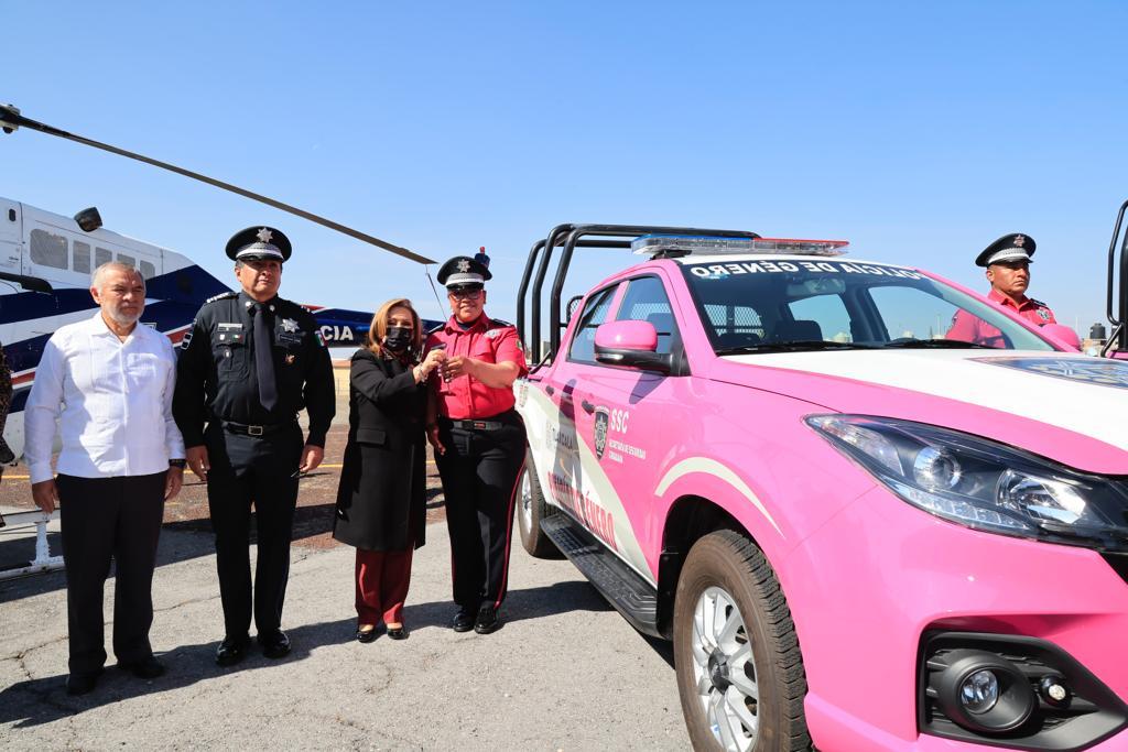 Presentó Gobernadora Lorena Cuéllar a policía de género de la SSC