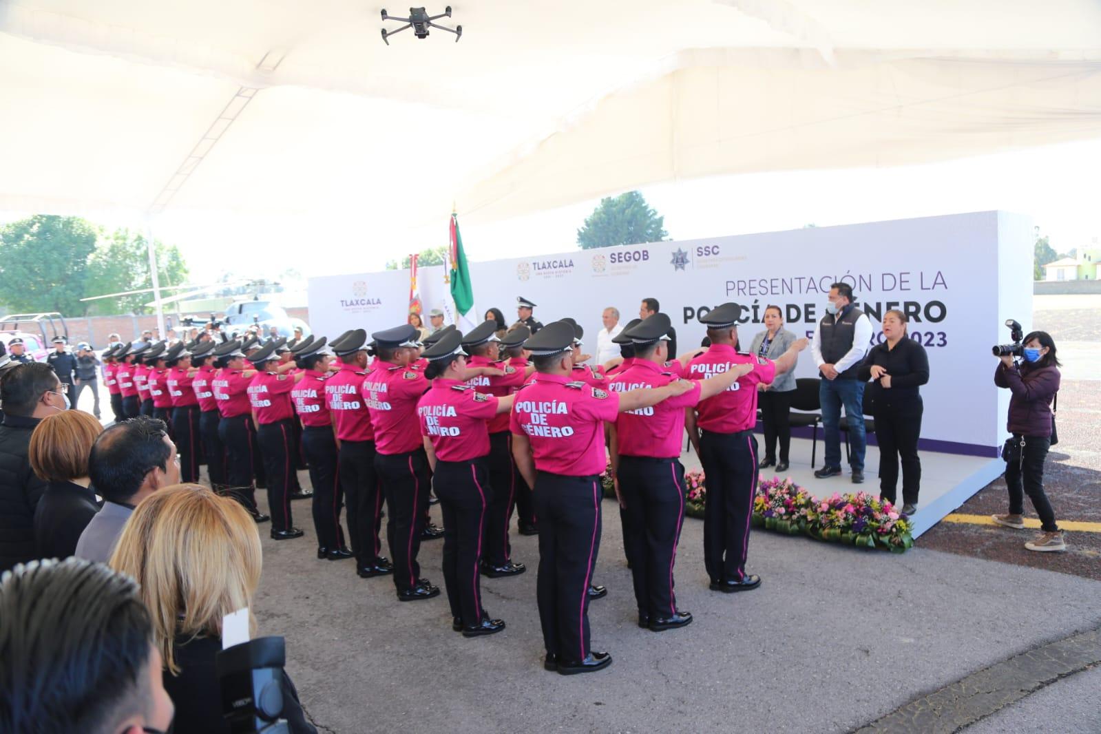 Presentan Policía de Género de la SSC