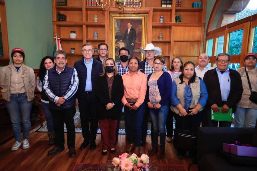 Atendió Gobernadora de Tlaxcala a productores y procesadores de amaranto