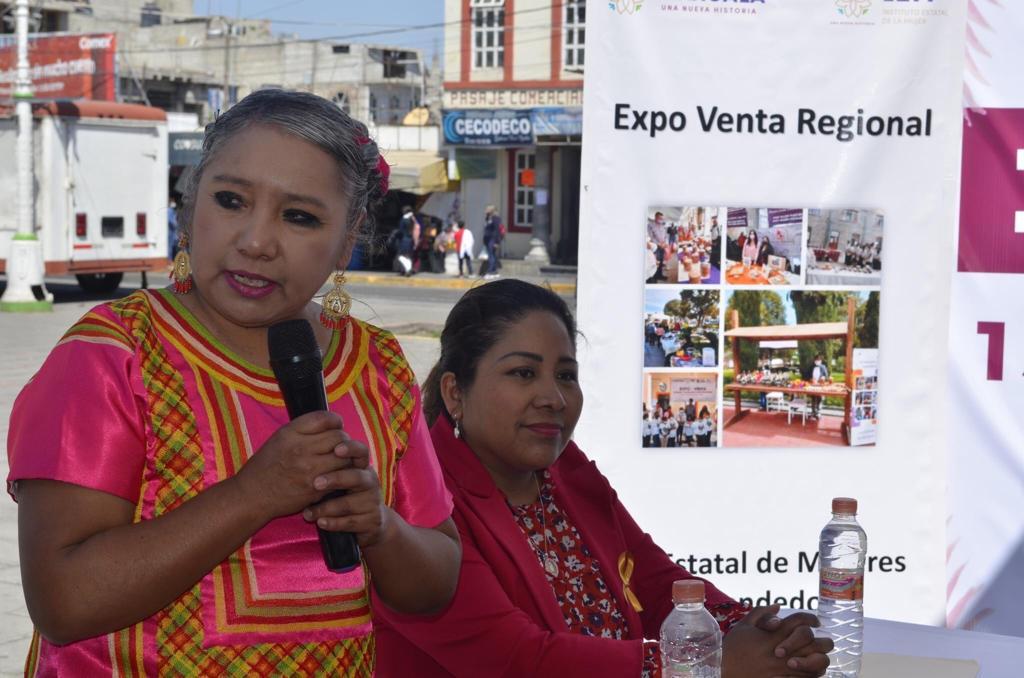Realiza IEM Expo–Venta de la red de mujeres emprendedoras en Amaxac
