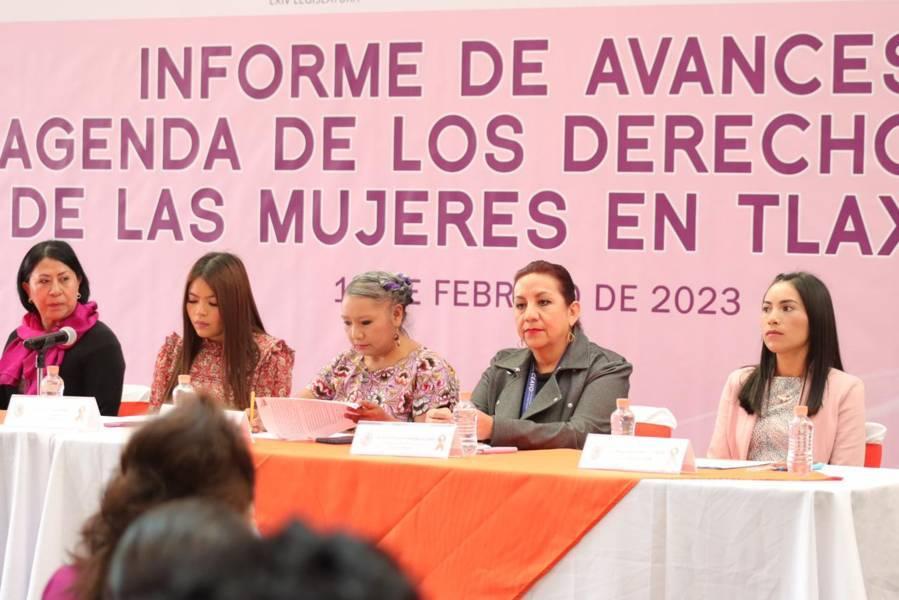 Informe de avances de la Agenda de los Derechos de las Mujeres en Tlaxcala