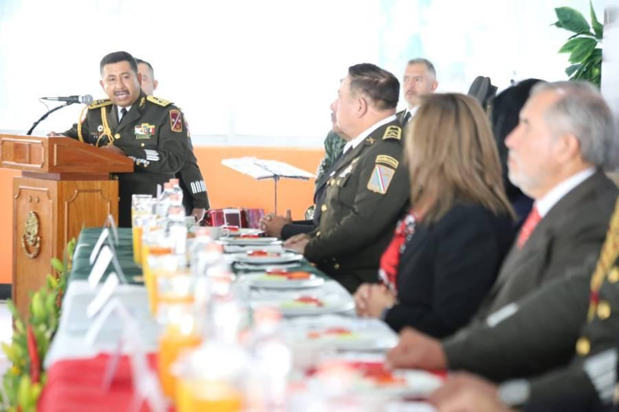 Celebran el Día del Ejército Mexicano en Tlaxcala 