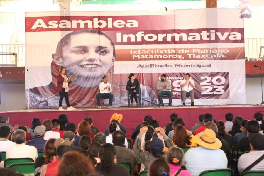 Realizan evento en favor de Claudia Sheinbaum
