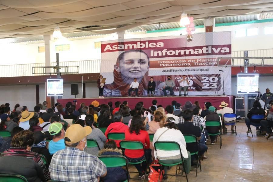 Realizan evento en favor de Claudia Sheinbaum