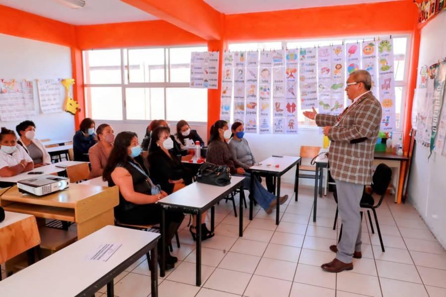 Continúa titular de la SEPE–USET con visitas a instituciones educativas