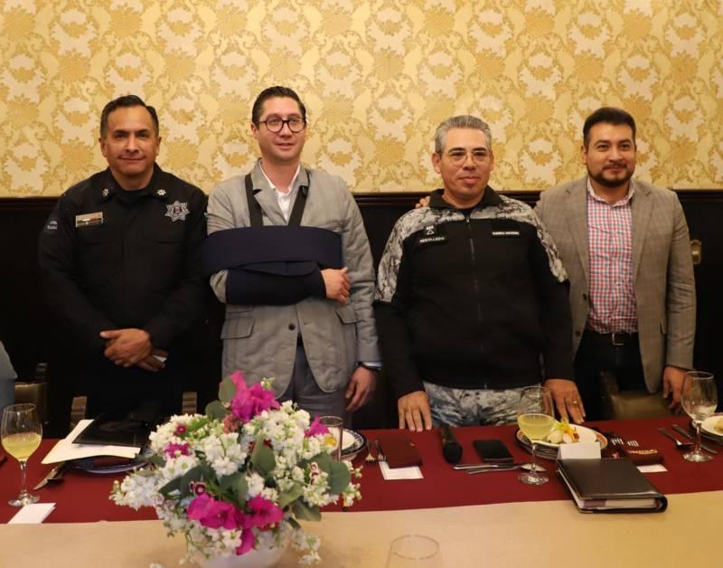Se reúnen autoridades de la SEDECO, SSC y GN con empresarios del sector automotriz 
