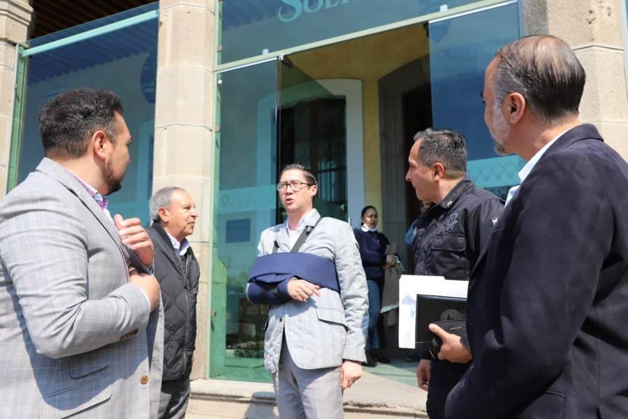 Se reúnen autoridades de la SEDECO, SSC y GN con empresarios del sector automotriz 