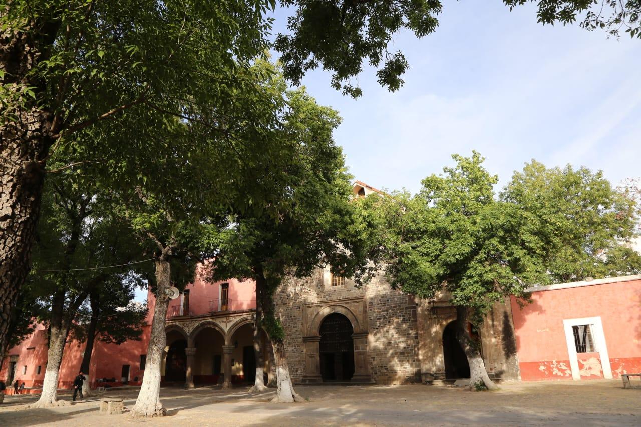 Casi lista la iluminación del ex Convento de San Francisco 