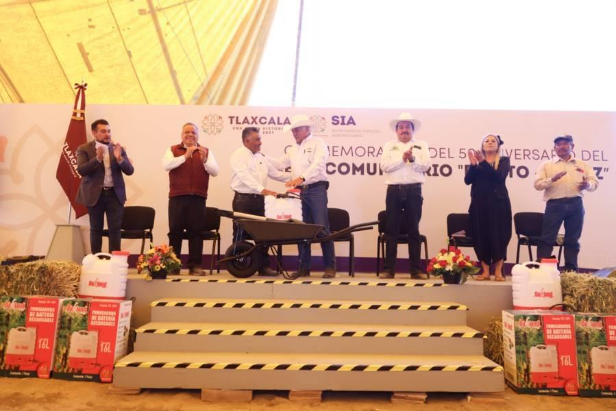 Asistió SIA a 50 aniversario del establo comunitario “Benito Juárez” de Huamantla