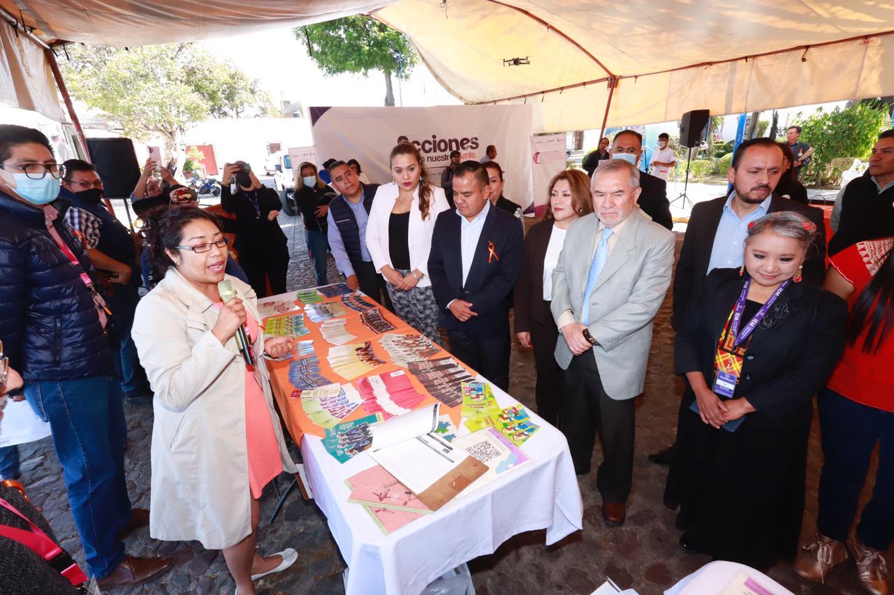 Refrenda Gobierno del Estado y Apetatitlán lucha contra la violencia de género