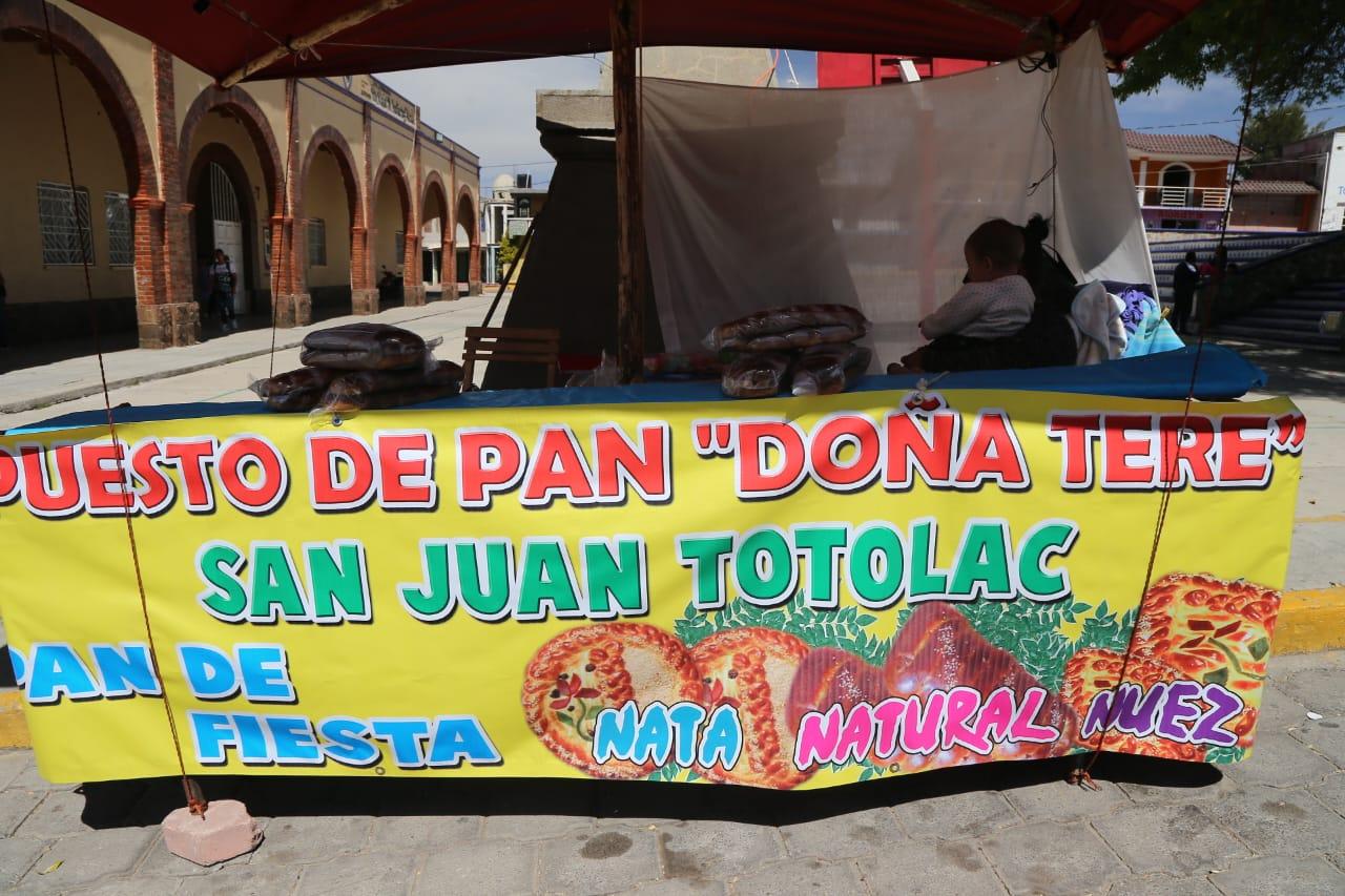 Pan de San Juan Totolac en Tocatlán 