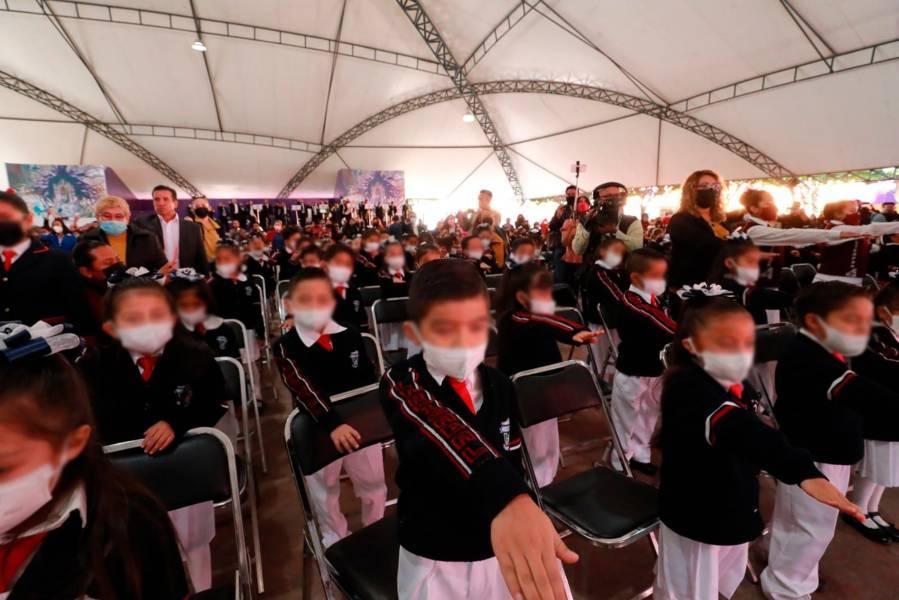 Conmemoró Gobierno del Estado “Día de la Bandera”