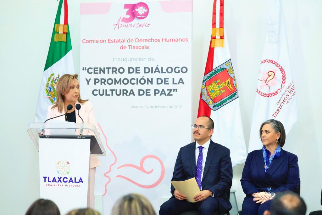 Inauguró Gobernadora Lorena Cuéllar “Centro de diálogo y promoción de la cultura de la paz” de la CEDH