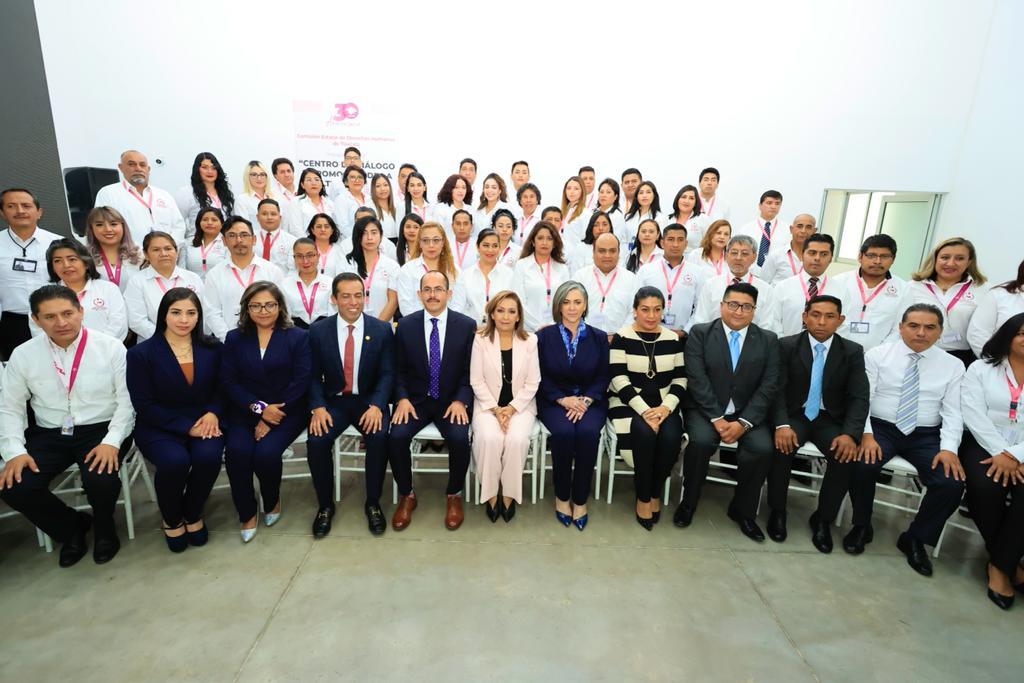Inauguró Gobernadora Lorena Cuéllar “Centro de diálogo y promoción de la cultura de la paz” de la CEDH