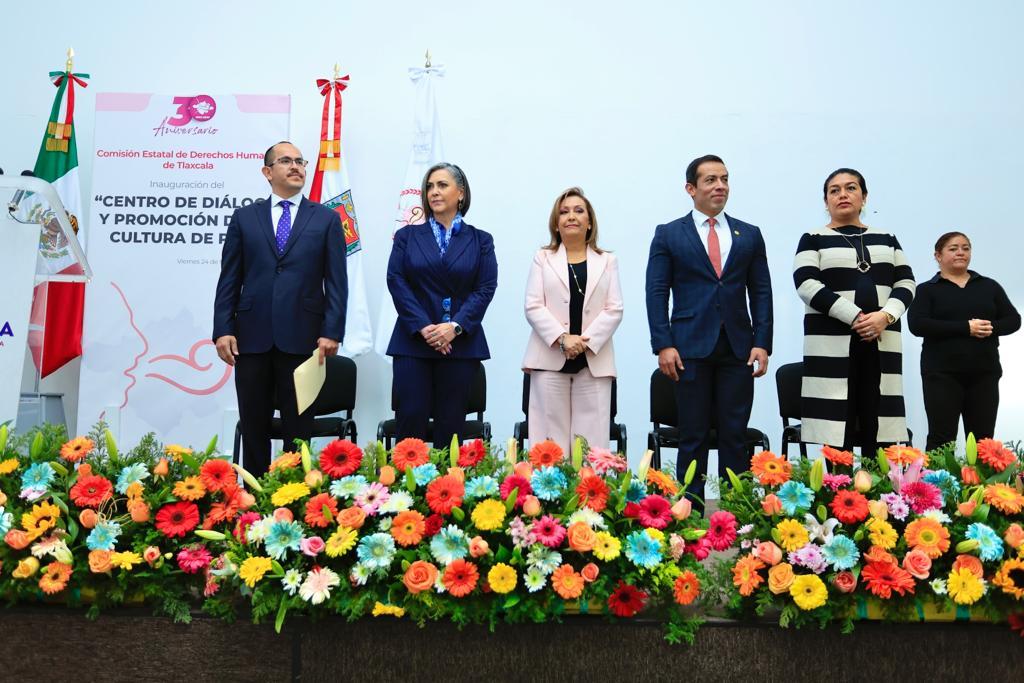 Inauguró Gobernadora Lorena Cuéllar “Centro de diálogo y promoción de la cultura de la paz” de la CEDH