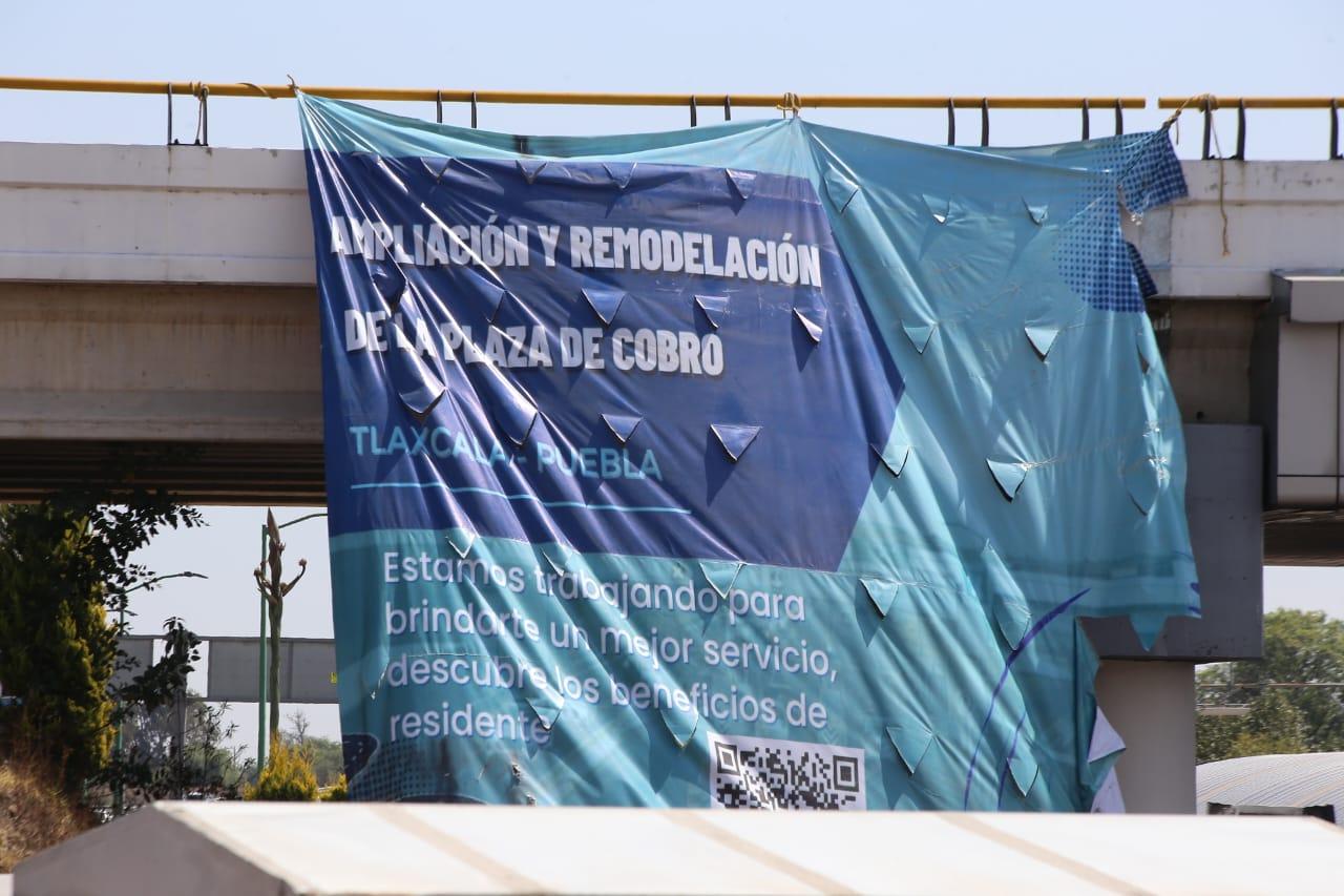 Continúan trabajos de ampliación de la autopista Tlaxcala- Puebla 