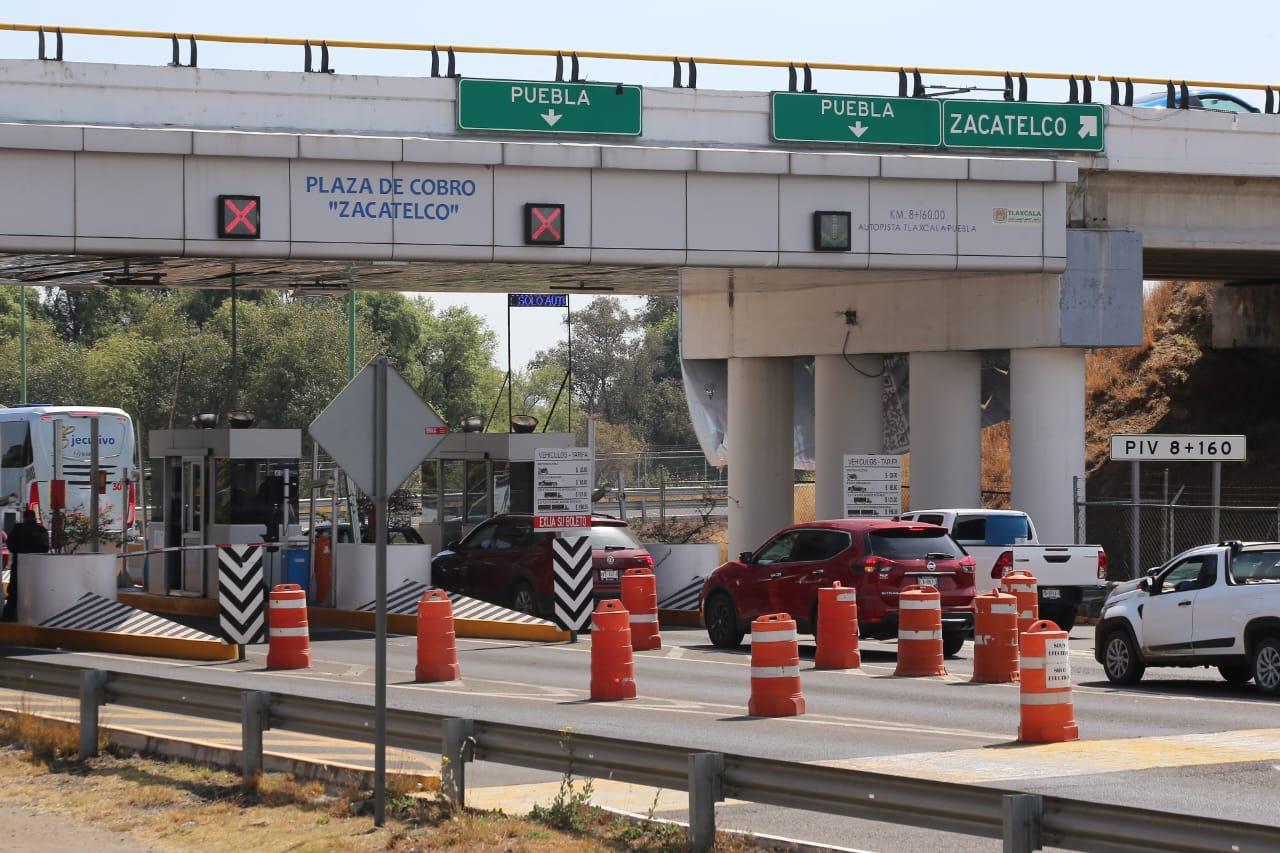 Continúan trabajos de ampliación de la autopista Tlaxcala- Puebla 