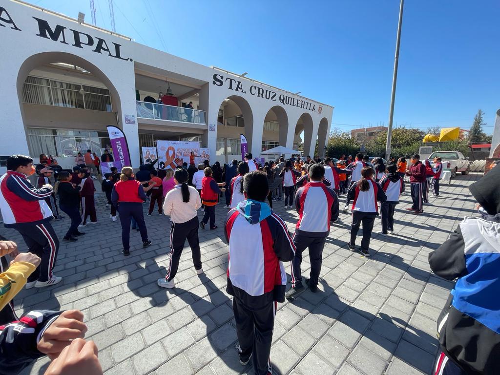 Realiza IDET y Ayuntamiento de Quilehtla actividades en conmemoración del Día Naranja