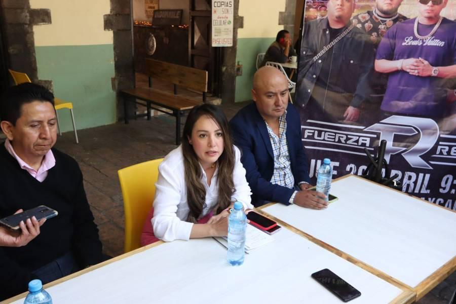 Anuncian presentación de "Fuerza Regida" en el estado de Tlaxcala 