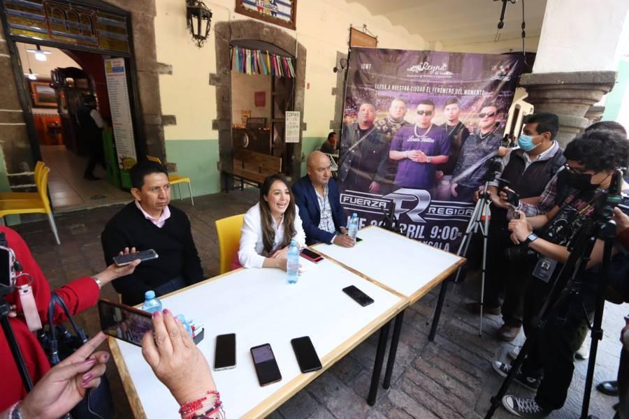 Anuncian presentación de "Fuerza Regida" en el estado de Tlaxcala 