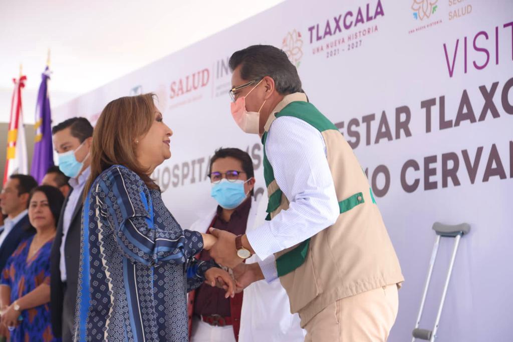 El trabajo coordinado permitirá que Tlaxcala sea ejemplo nacional en materia de salud: Gobernadora