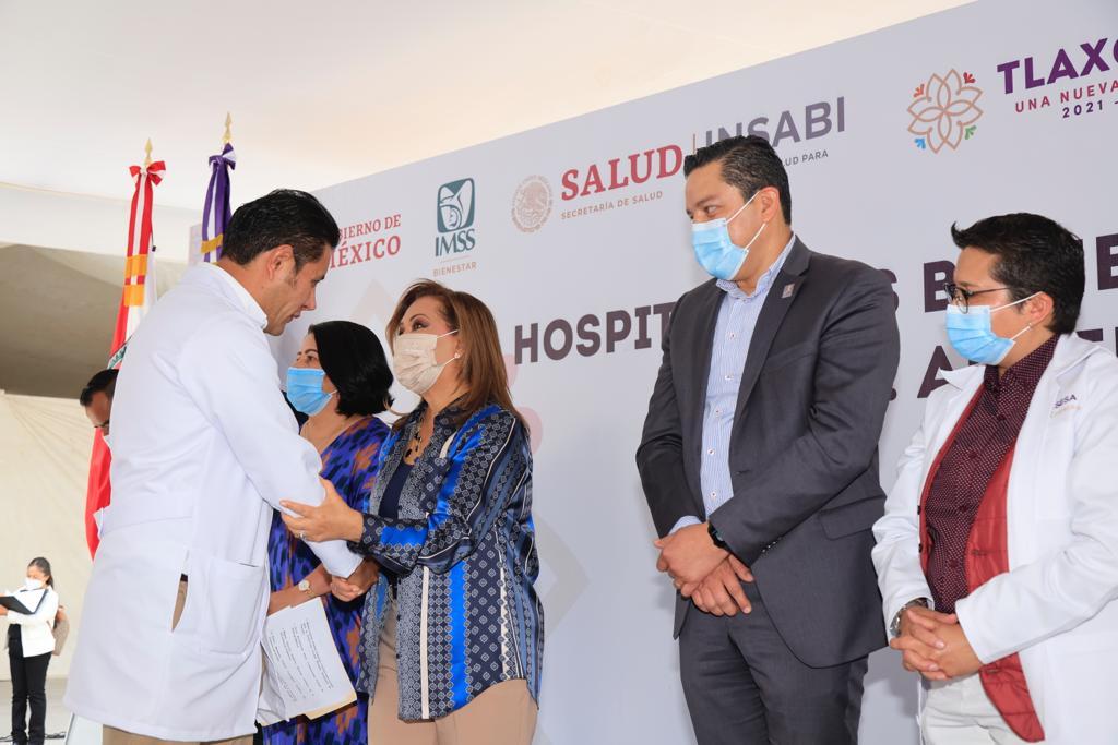 El trabajo coordinado permitirá que Tlaxcala sea ejemplo nacional en materia de salud: Gobernadora