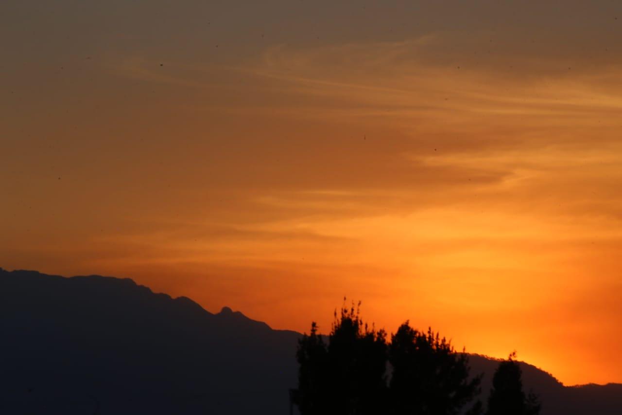 Último atardecer de febrero