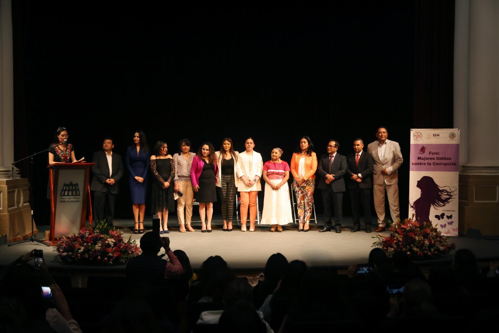 Participó Gobierno del estado en foro “Mujeres unidas contra la corrupción”