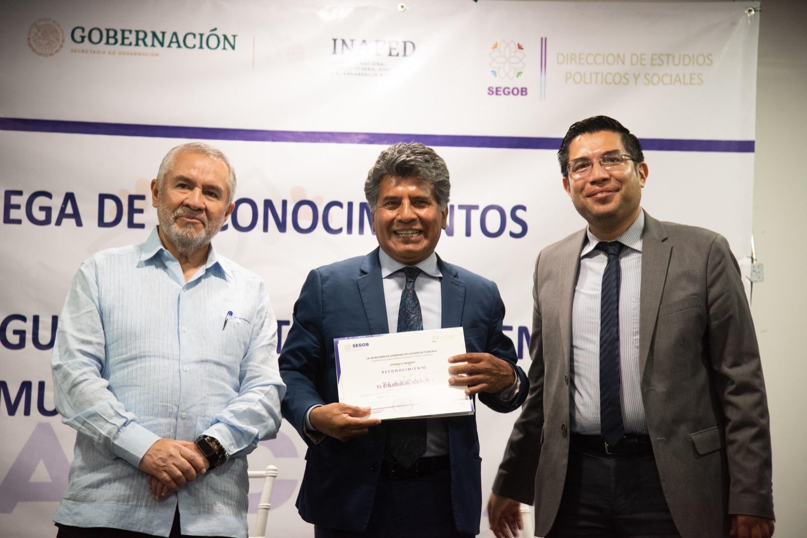 Reconoció INAFED a 28 municipios por participar en programa de desempeño municipal