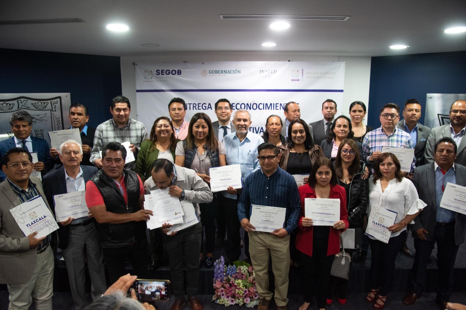 Reconoció INAFED a 28 municipios por participar en programa de desempeño municipal