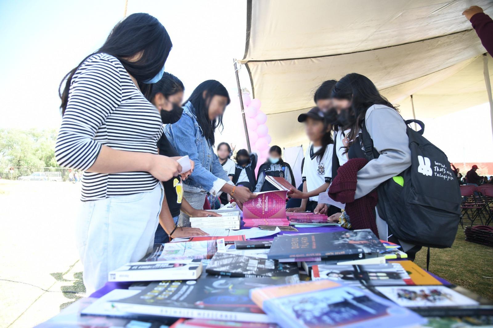 Llega tercera jornada “Tlaxcala lee a las mujeres” a Santa María Texcalac