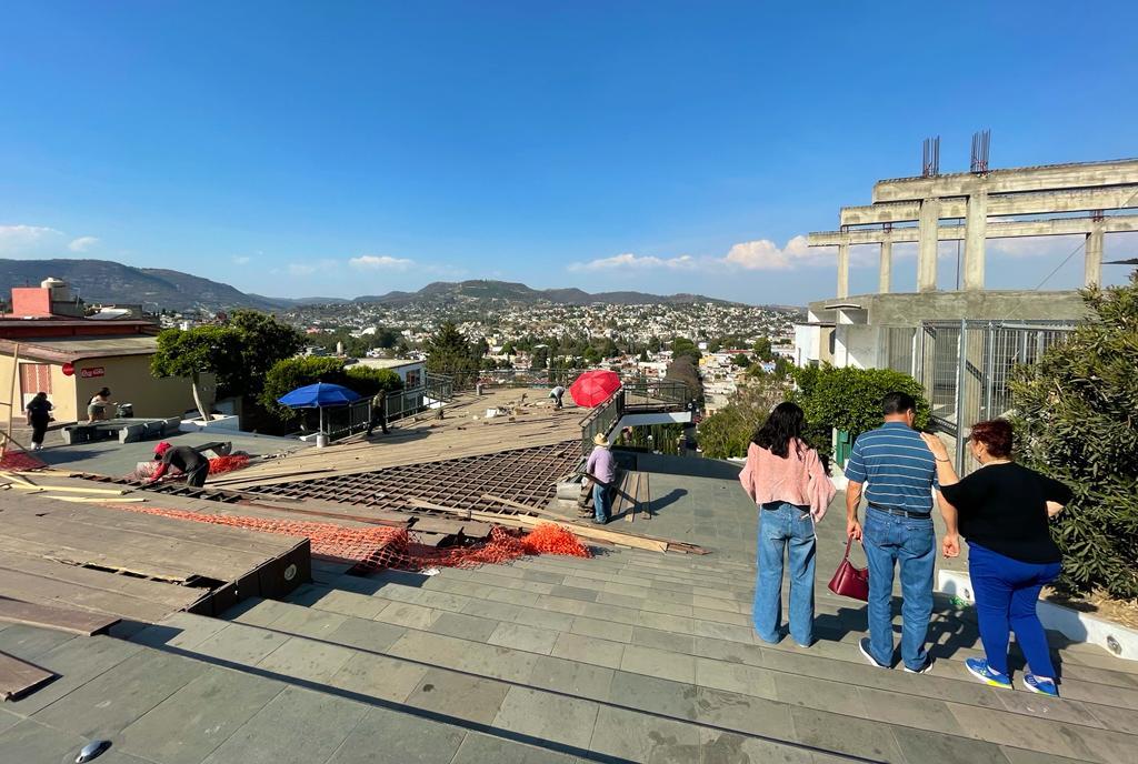 Rehabilitan mirador de las “Escalinatas de los Héroes”